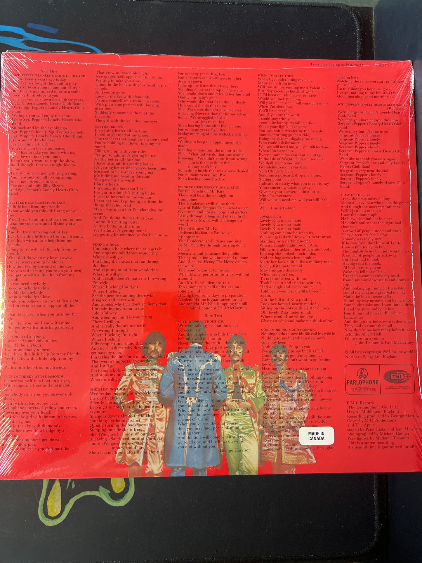 THE BEATLES - Sgt. Peppers Lonely Hearts club band