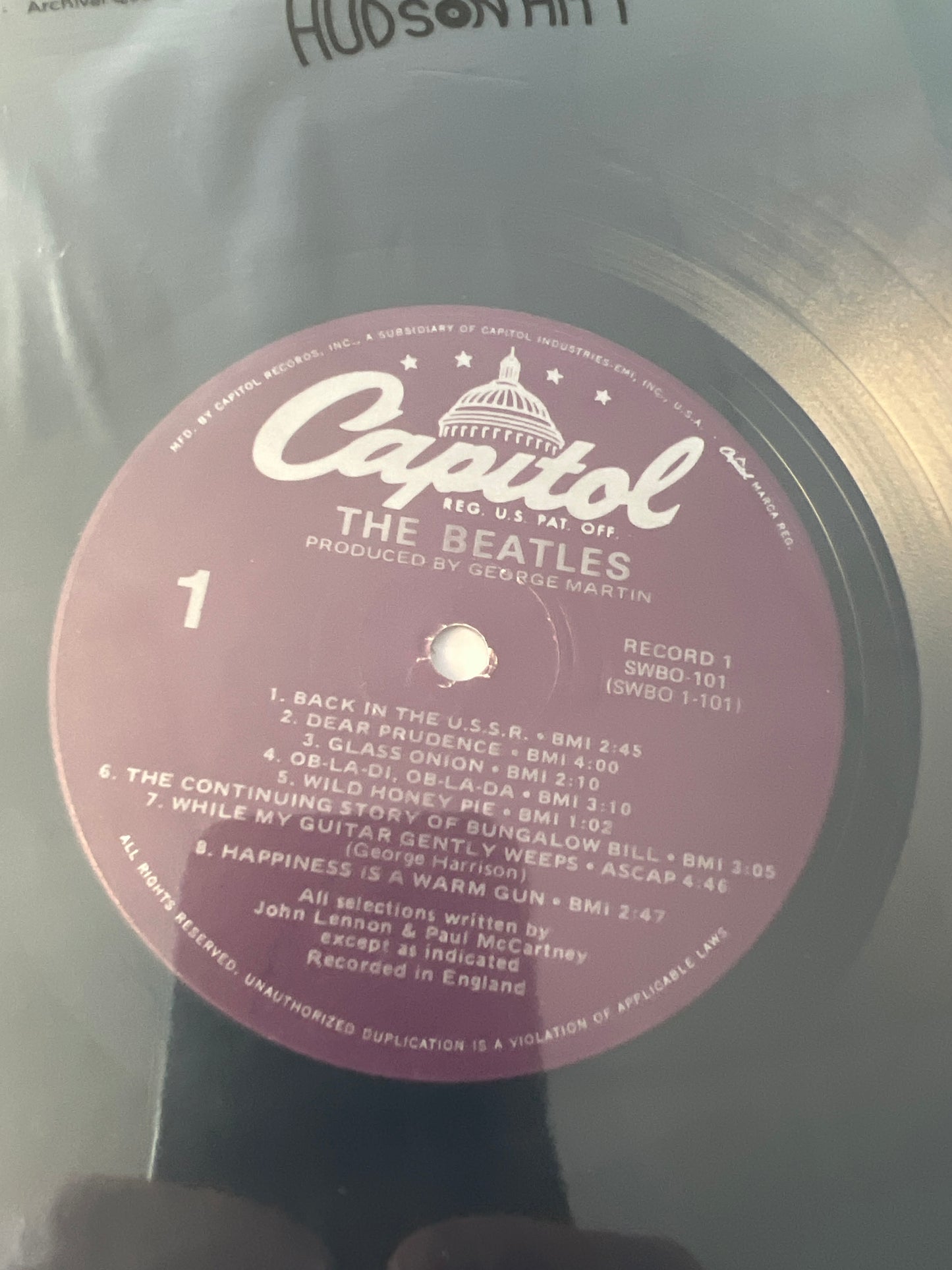THE BEATLES - The Beatles (white album)