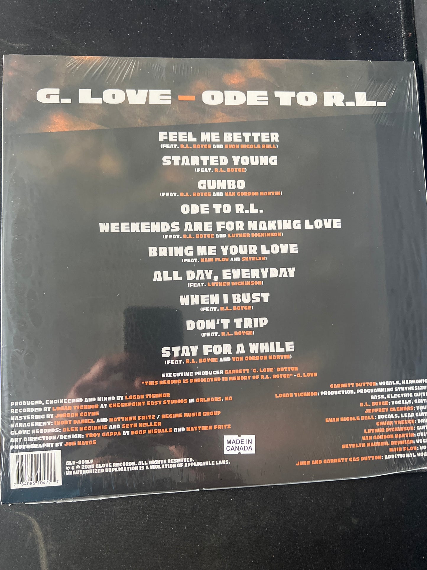 G. LOVE + SPECIAL SAUCE - ode to R.L.