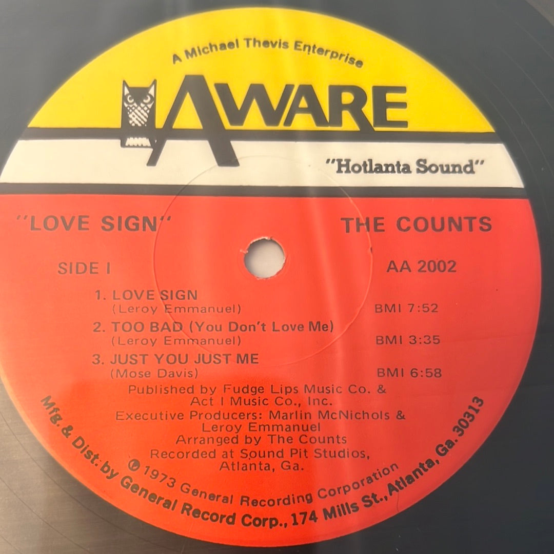 THE COUNTS - love sign