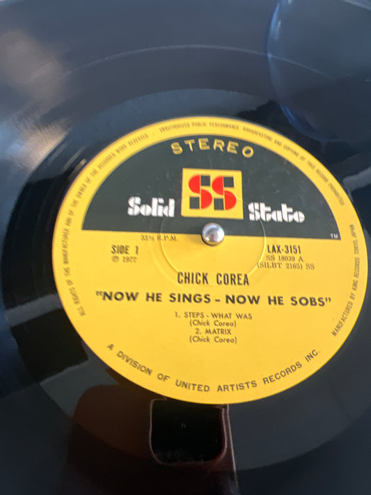 CHICK COREA - now he sings, now he sobs