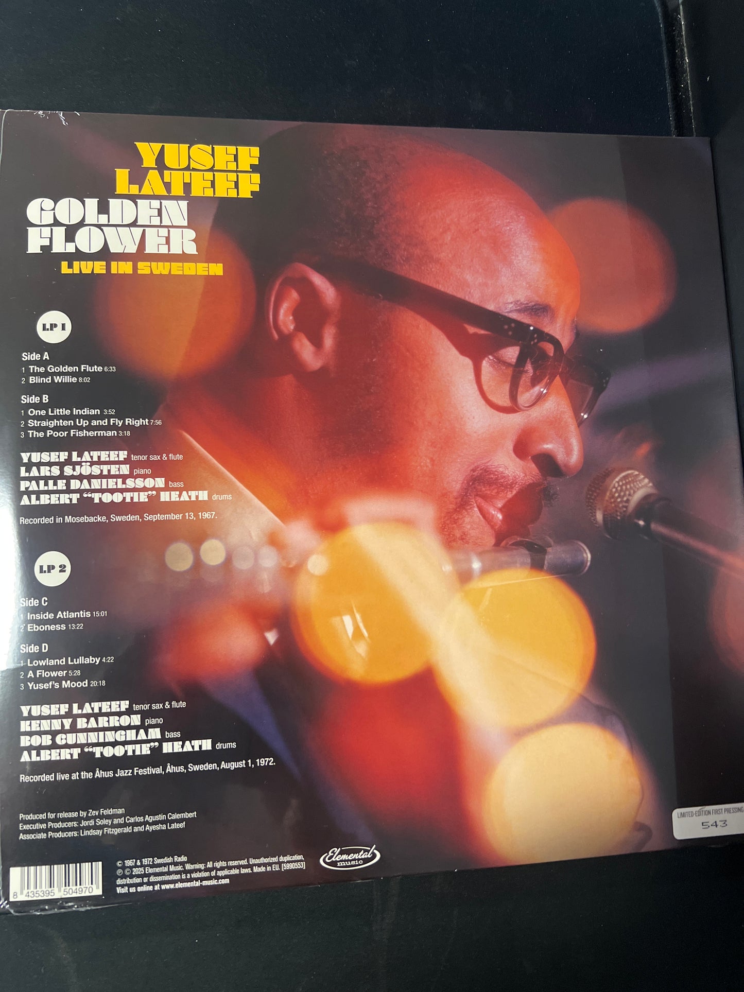 YUSEF LATEEF - golden flower, live in Sweden