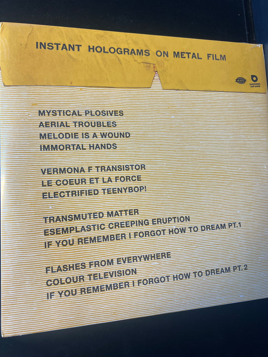 STEREOLAB - instant holograms on metal film