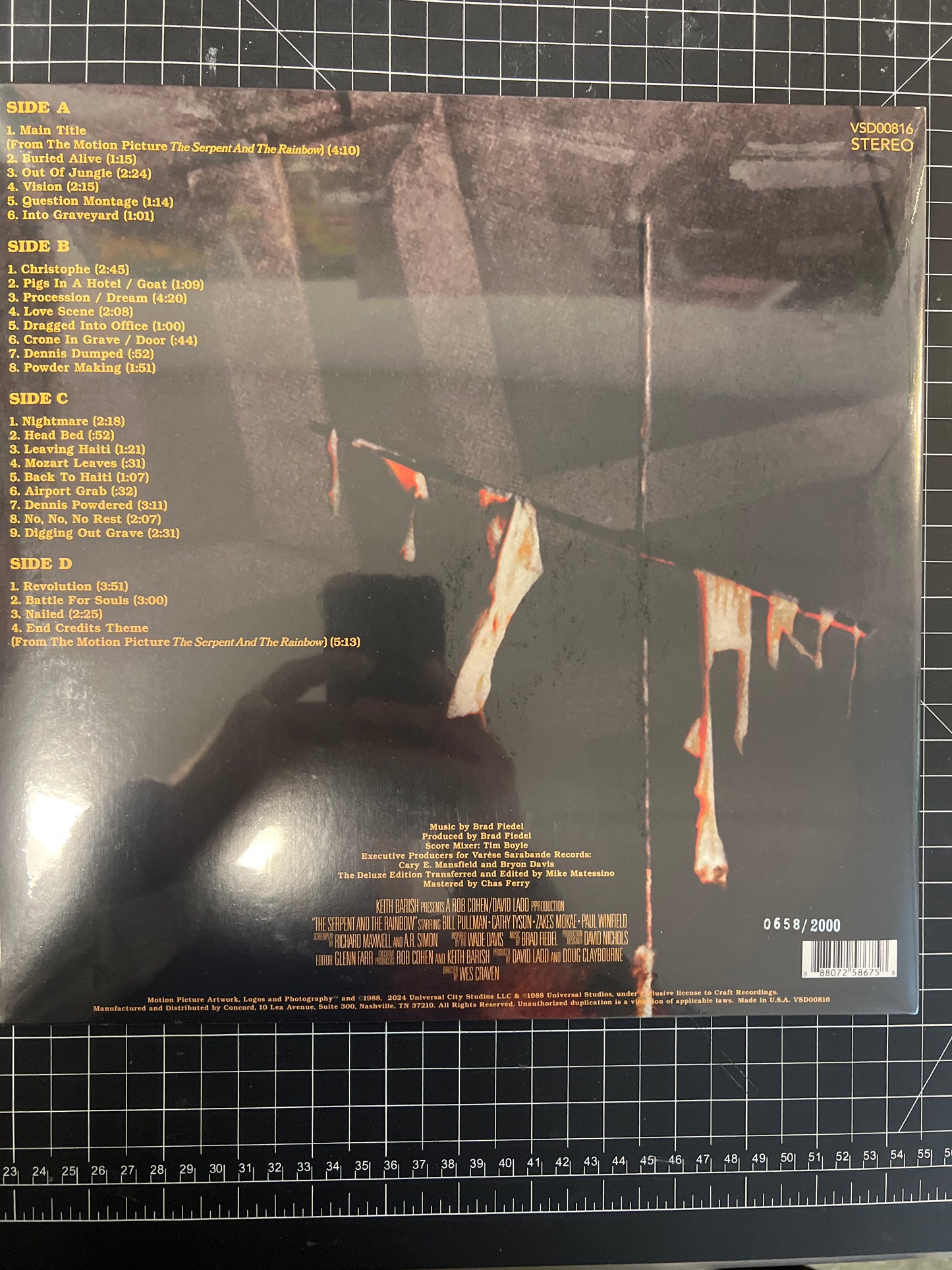 THE SERPENT AND THE RAINBOW - Brad Fiedel