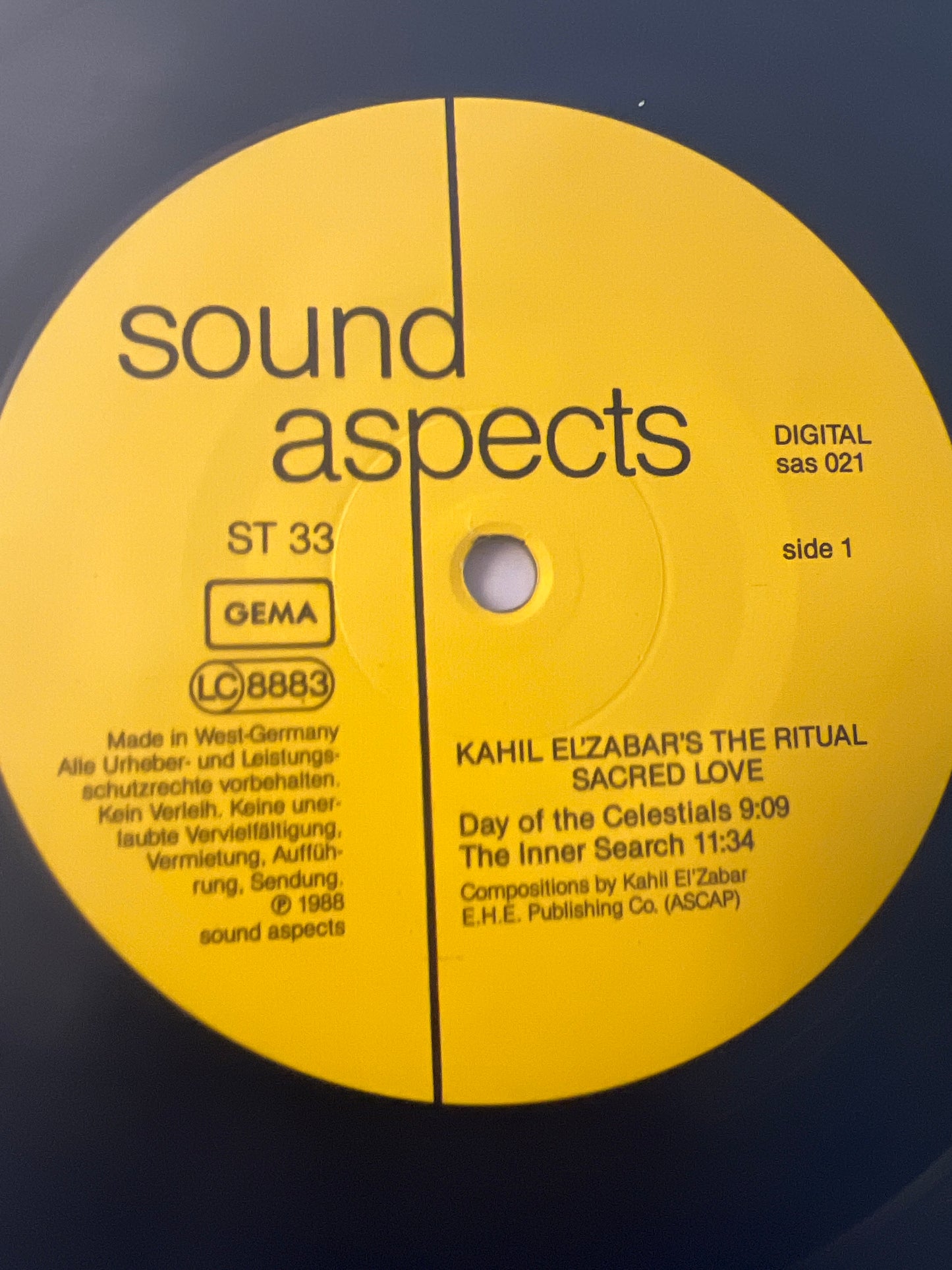 KAHIL EL’ZABAR’S THE RITUAL - sacred love