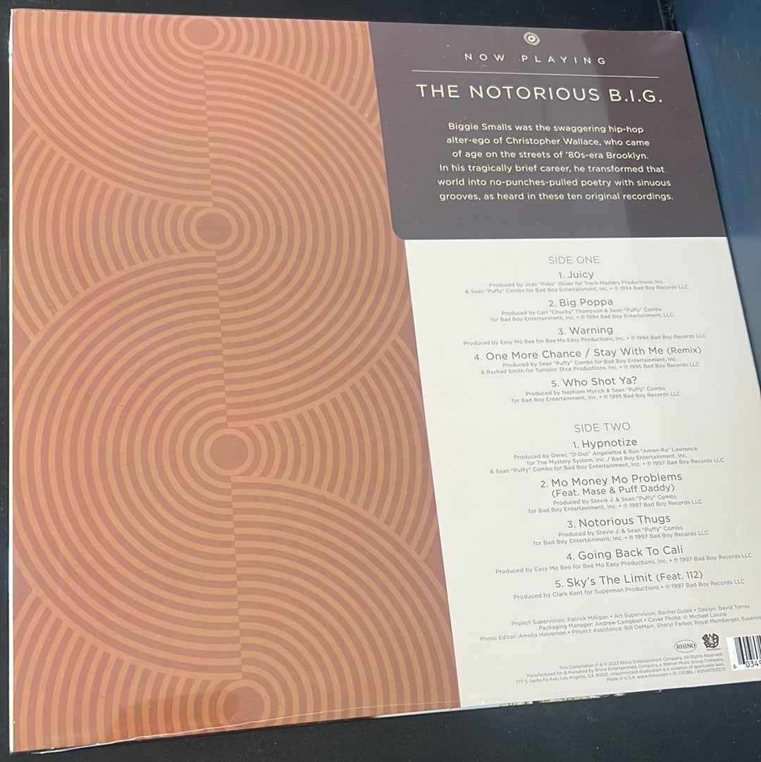 THE NOTORIOUS BIG - now playing