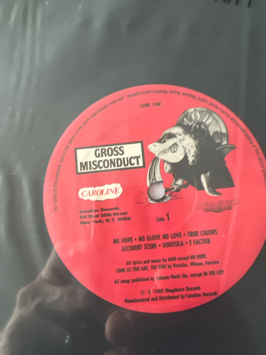M.O.D. - gross misconduct