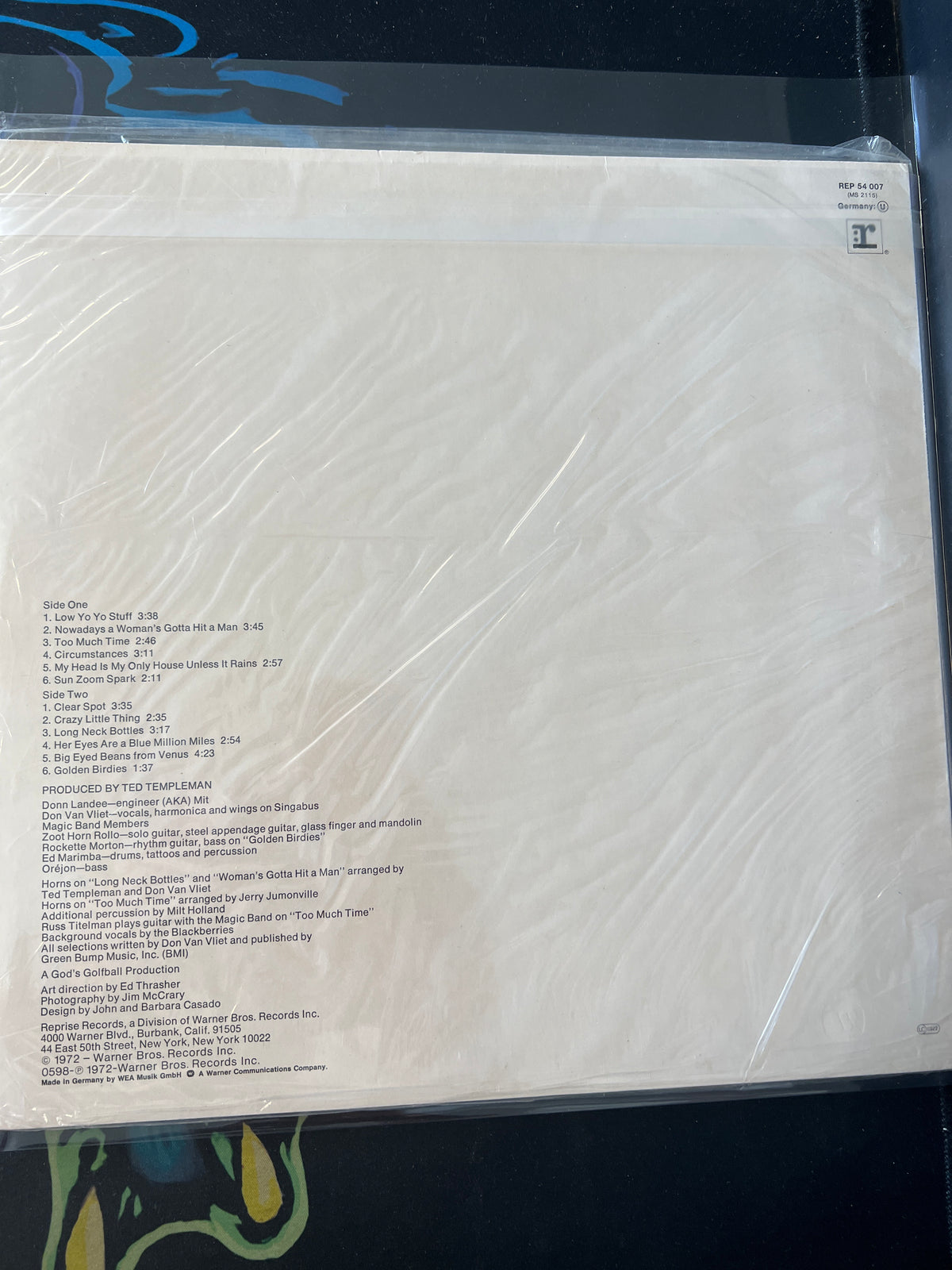 CAPTAIN BEEFHEART - clear spot