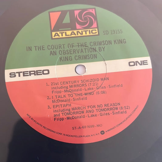 KING CRIMSON - in the court of the crimson king