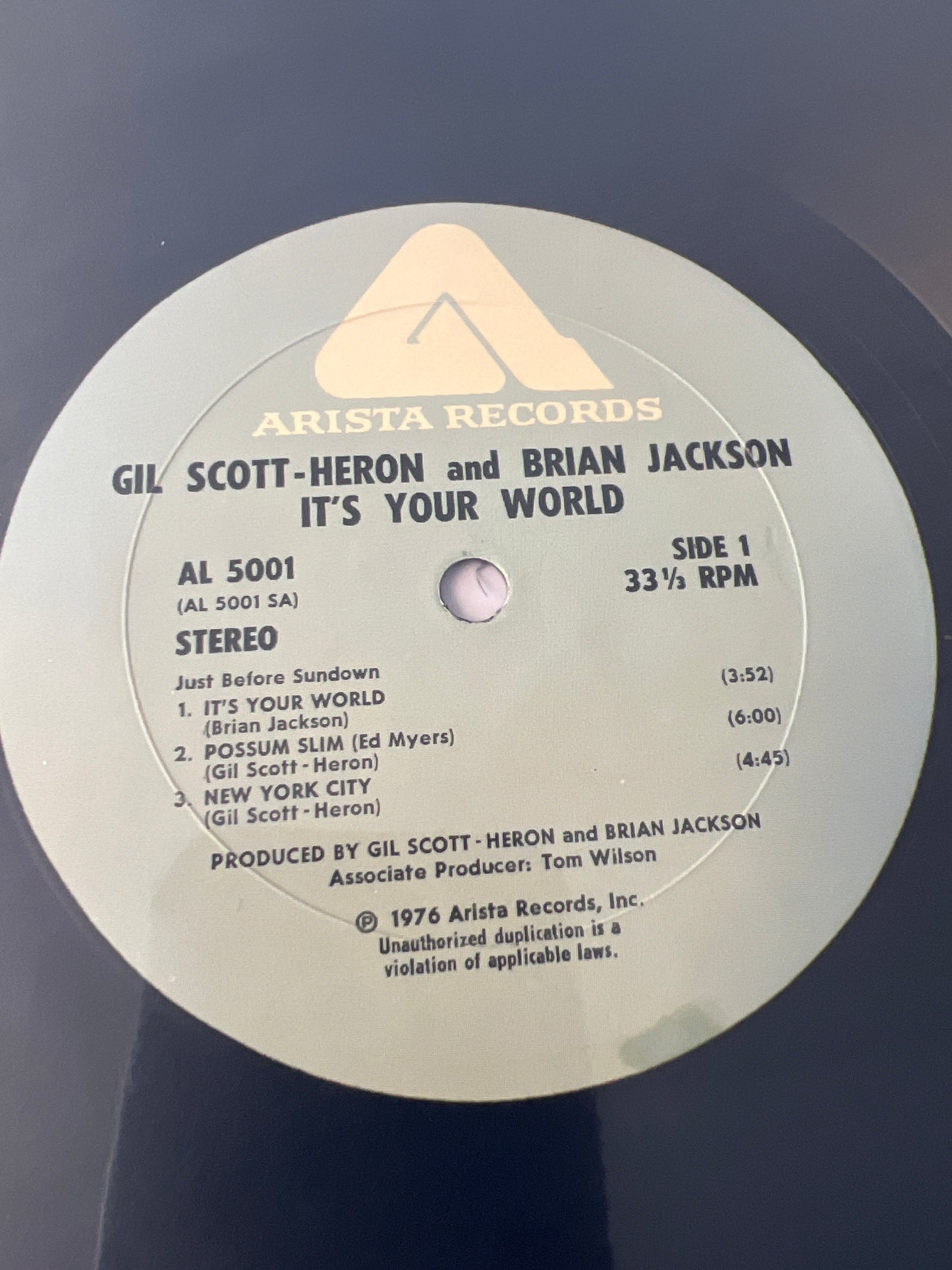GIL SCOTT-HERON and BRIAN JACKSON - it’s your world