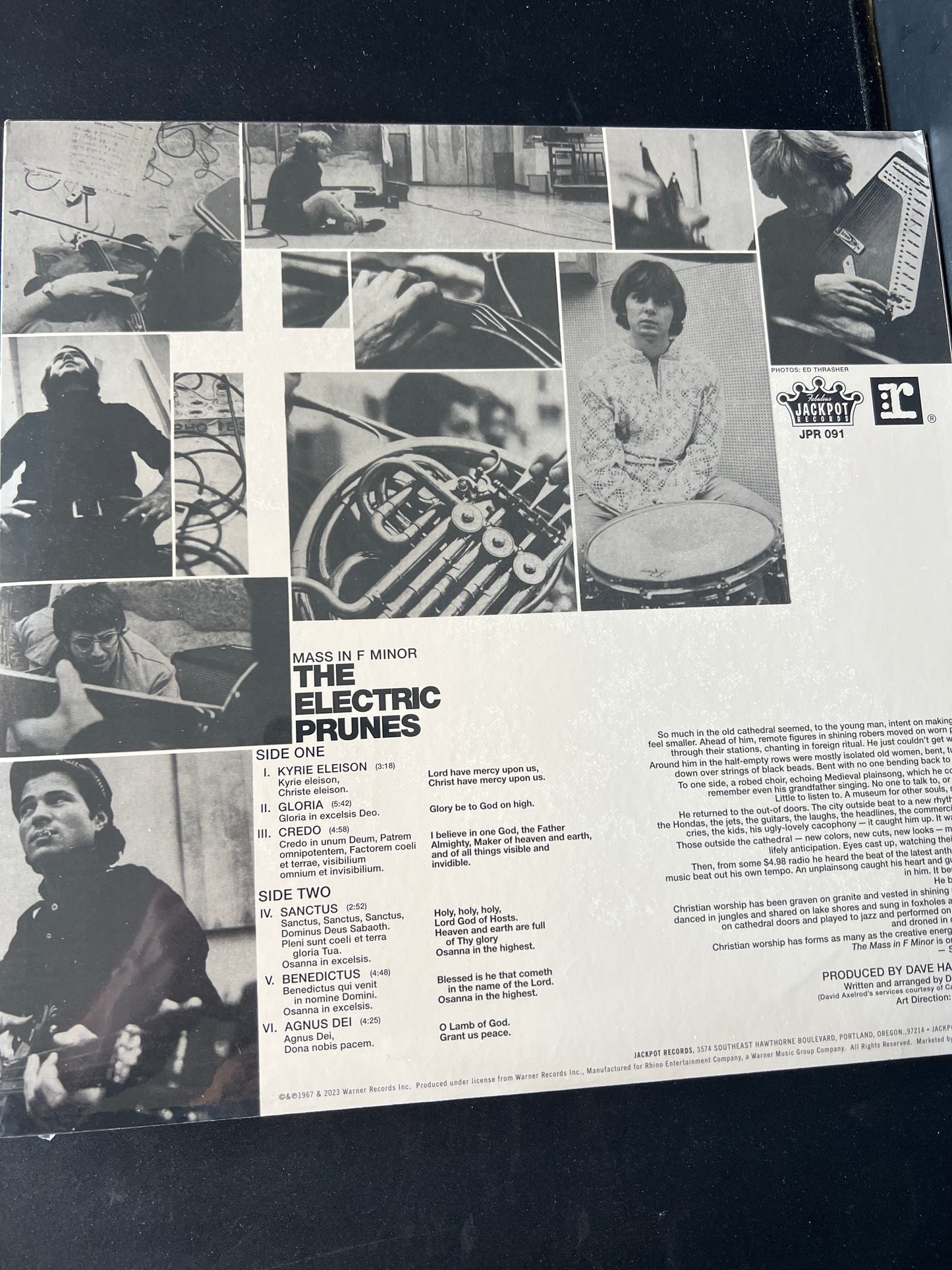 THE ELECTRIC PRUNES - mass in F minor