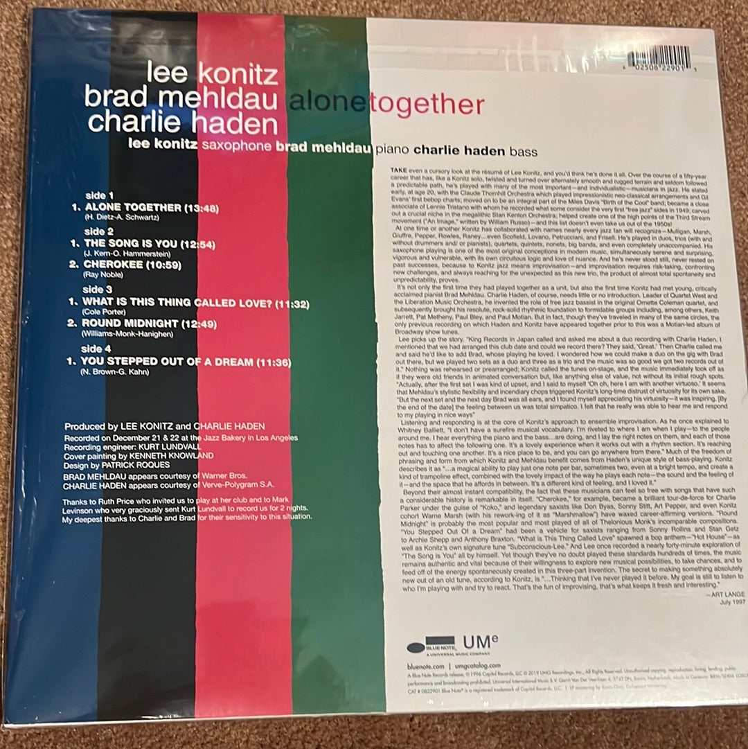 LEE KONITZ - alone together