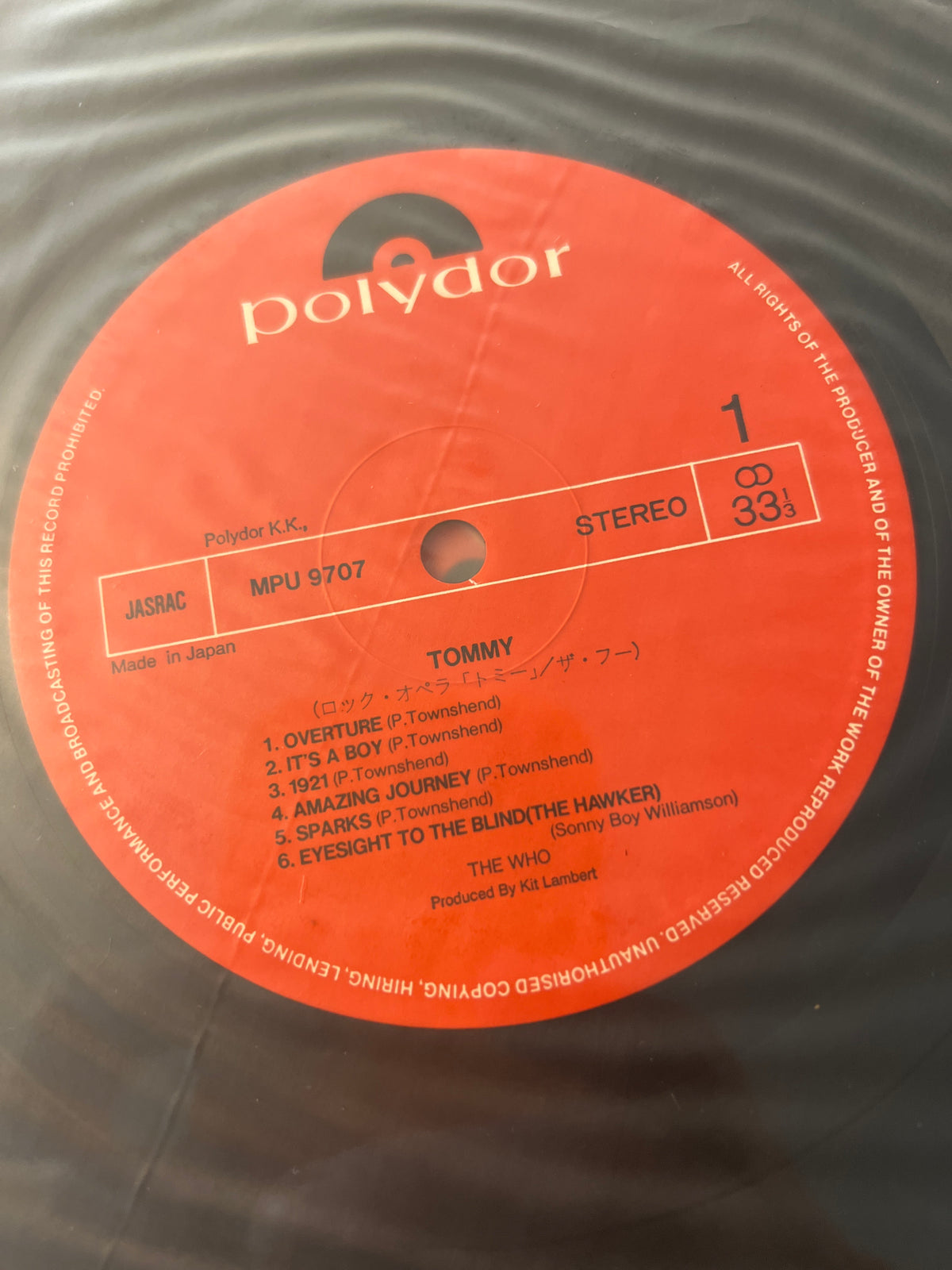 THE WHO - Tommy
