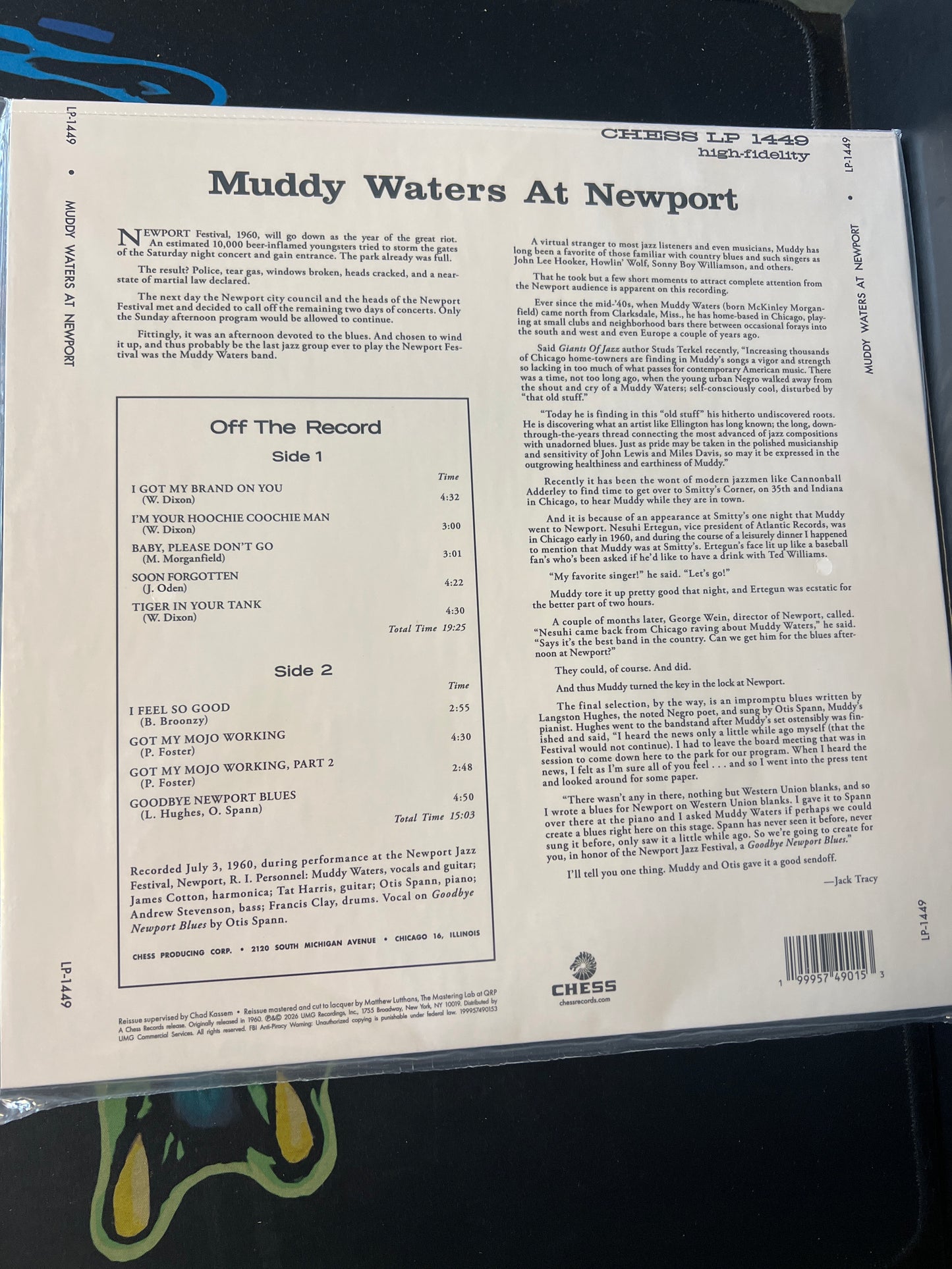 MUDDY WATERS - At Newport 1969