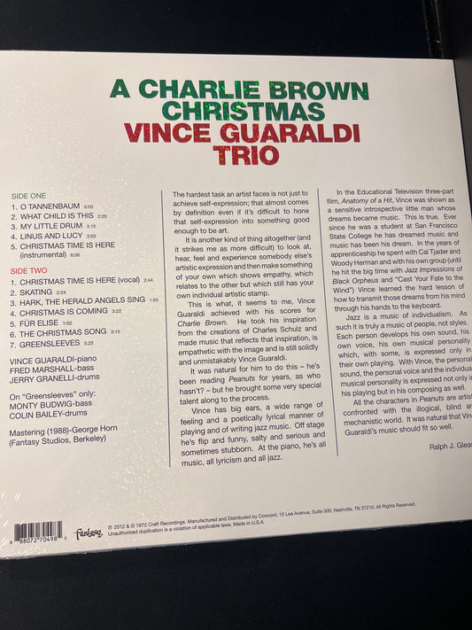 VINCE GUARALDI - A Charlie Brown Christmas