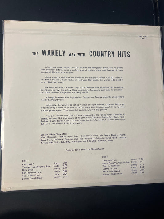 JIMMY WAKELY - the WAKELY way with COUNTRY HITS
