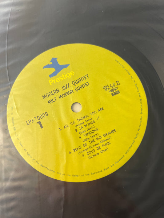 MODERN JAZZ QUARTET / MILT JACKSON QUINTET
