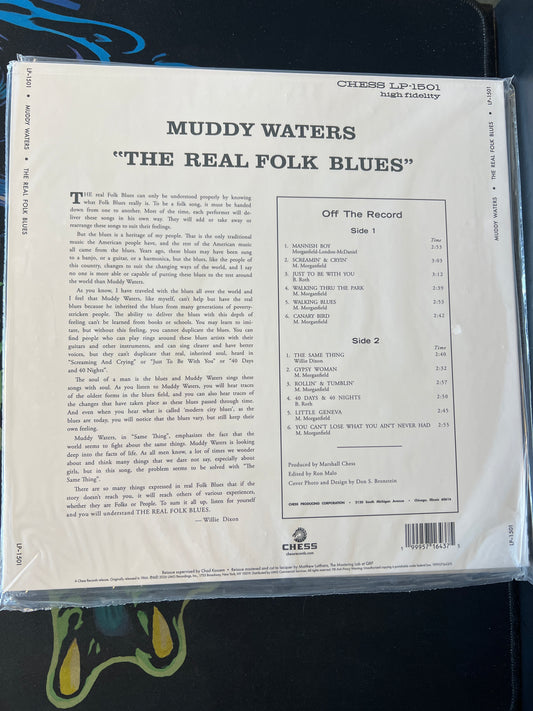 MUDDY WATERS - the real folk blues