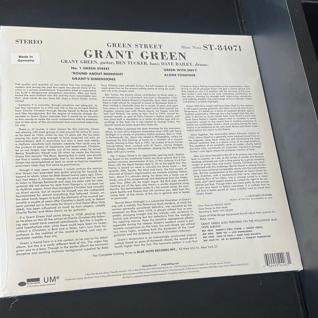 GRANT GREEN - Green Street