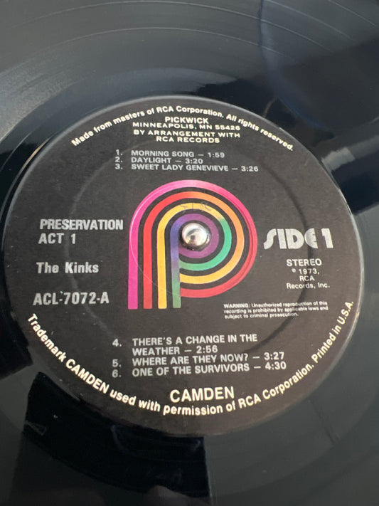 THE KINKS - preservation act 1