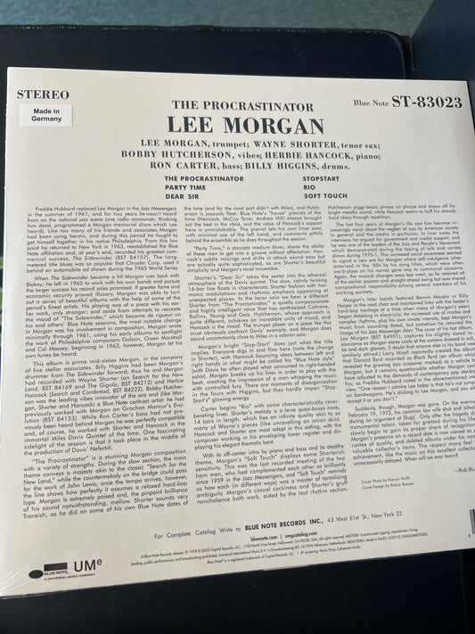 LEE MORGAN - the procrastinator