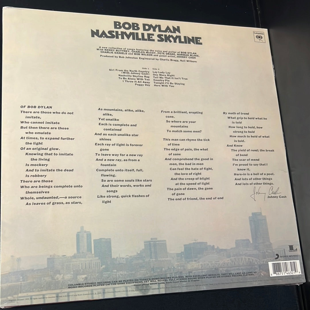 BOB DYLAN - Nashville Skyline