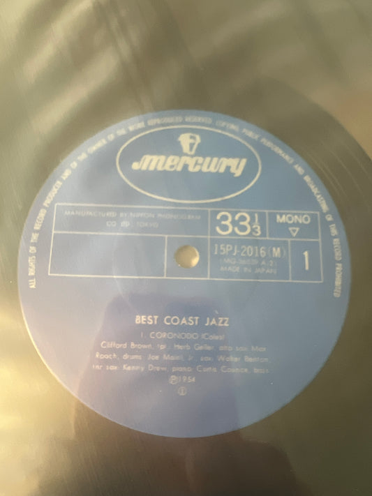 CLIFFORD BROWN - best coast jazz