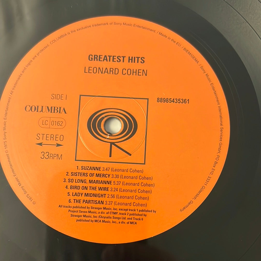 LEONARD COHEN - greatest hits