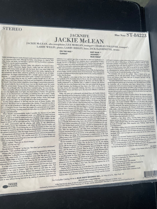 JACKIE MCLEAN / jacknife