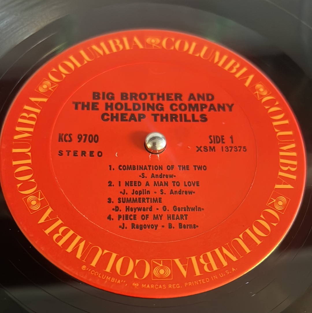 BIG BROTHER & THE HOLDING COMPANY - cheap thrills