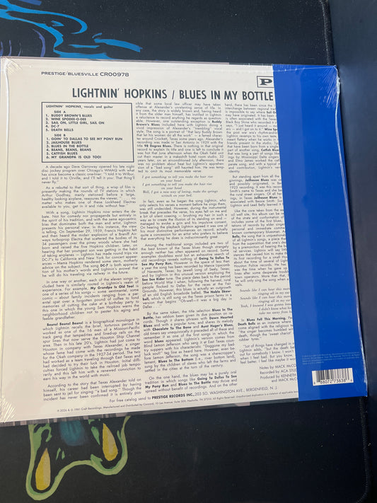LIGHTNIN HOPKINS - blues in my bottle