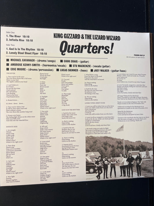 KING GIZZARD & THE LIZARD WIZARD - quarters!