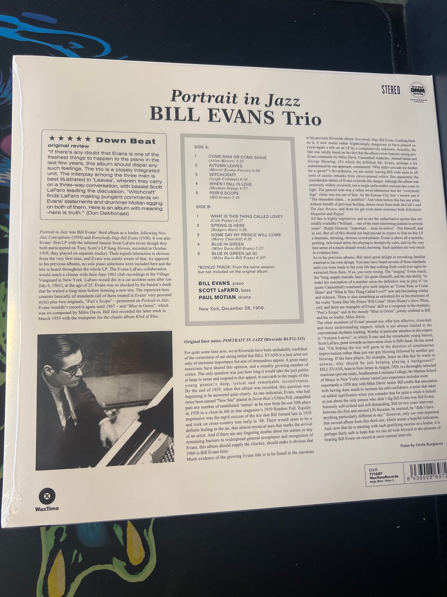 BILL EVANS TRIO - Portrait In Jazz