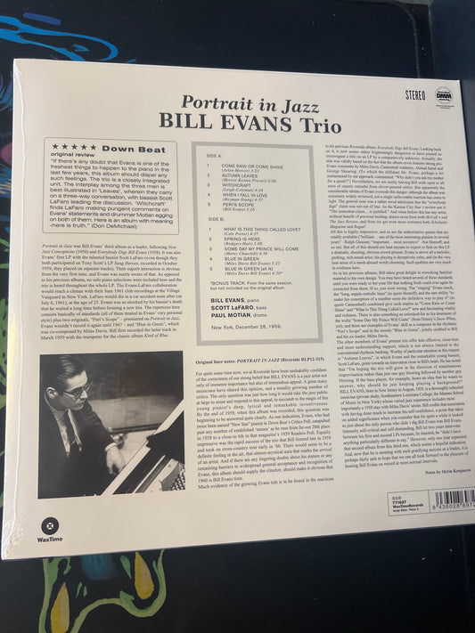 BILL EVANS TRIO - Portrait In Jazz
