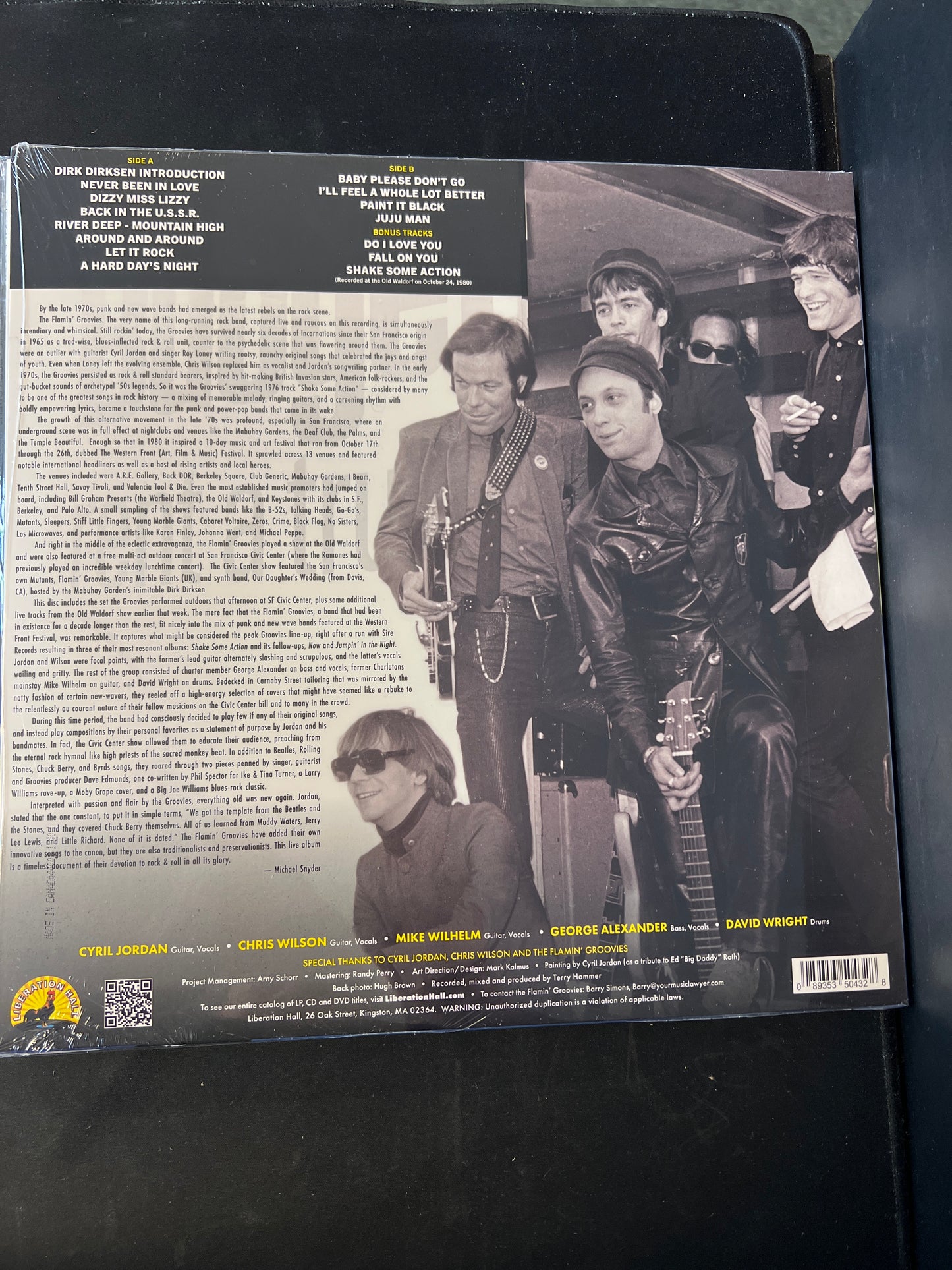 FLAMIN’ GROOVIES - let it rock: live from the San Francisco civic center 1980