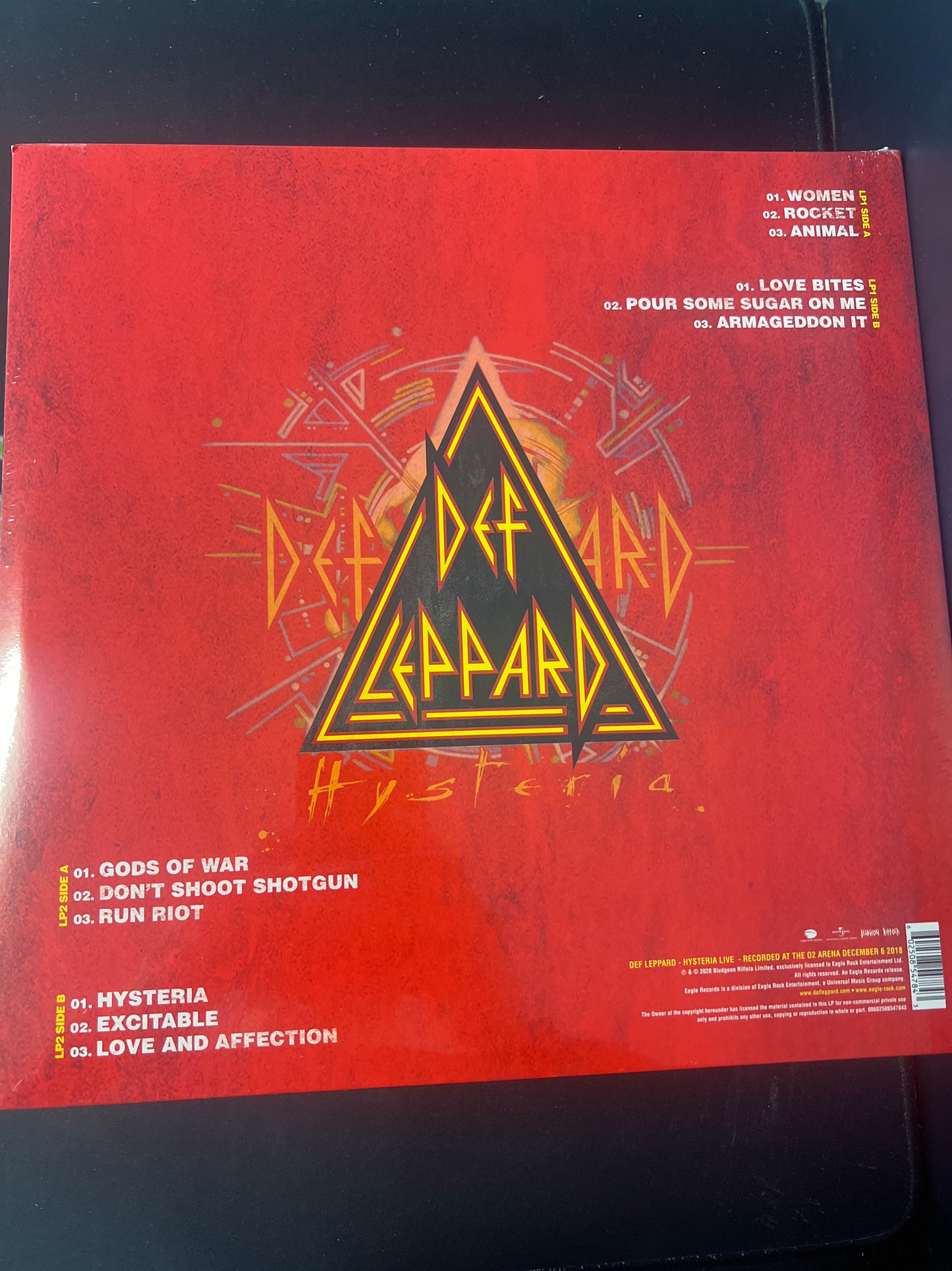 DEF LEPPARD - hysteria live