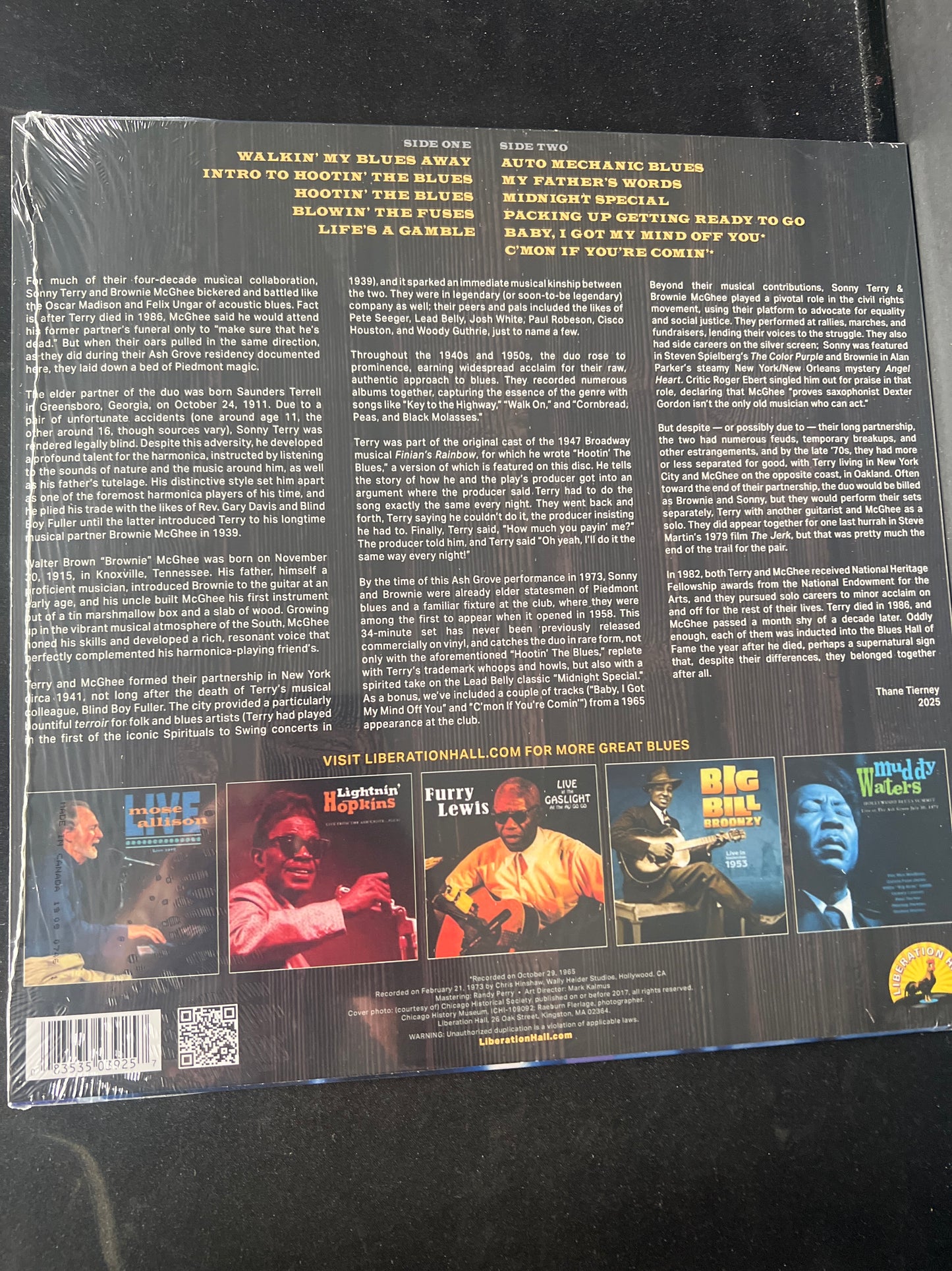 SONNY TERRY & BROWNIE MCGHEE - live from the Ash Grove