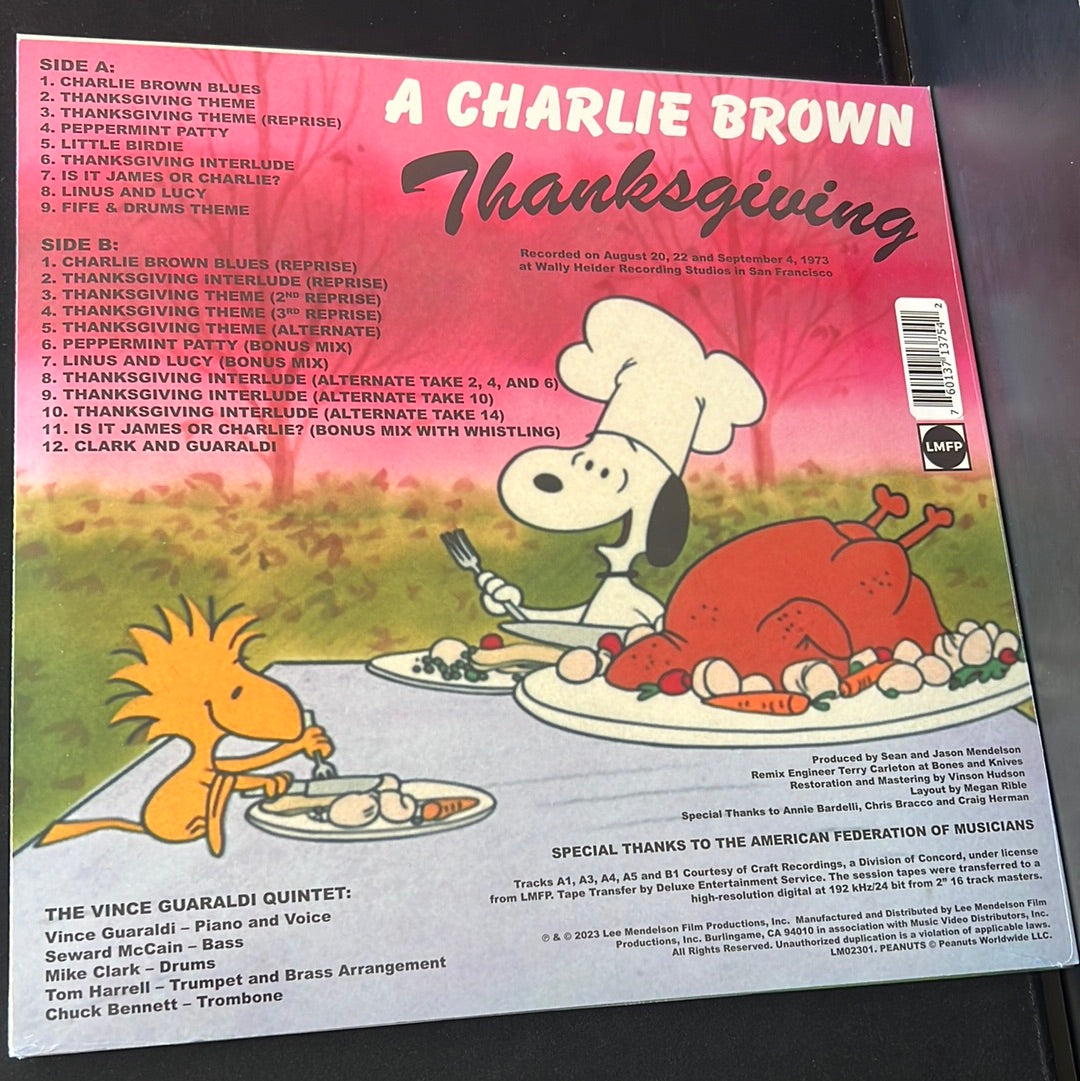 VINCE GUARALDI - a Charlie Brown Thanksgiving