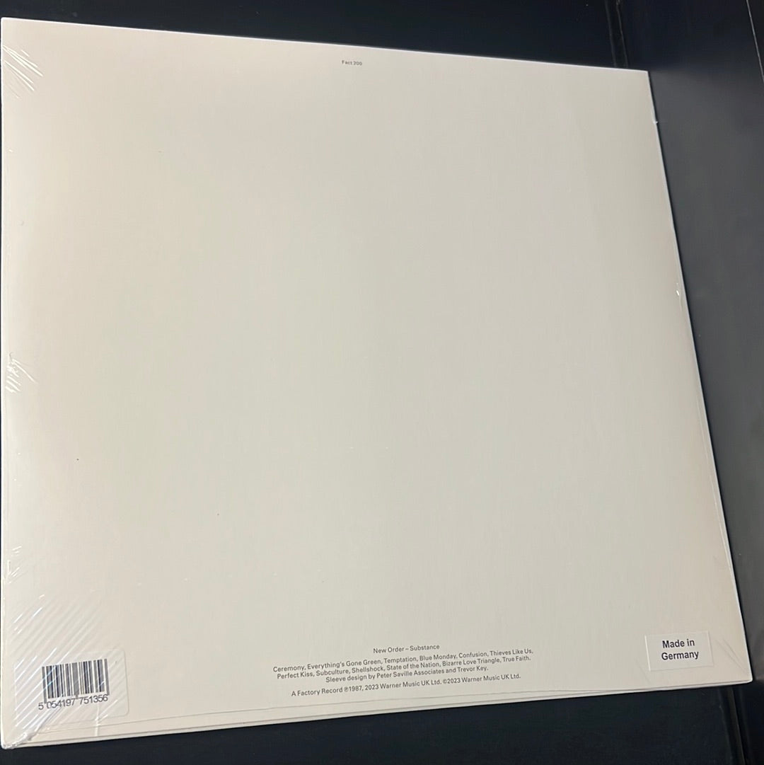 NEW ORDER - substance