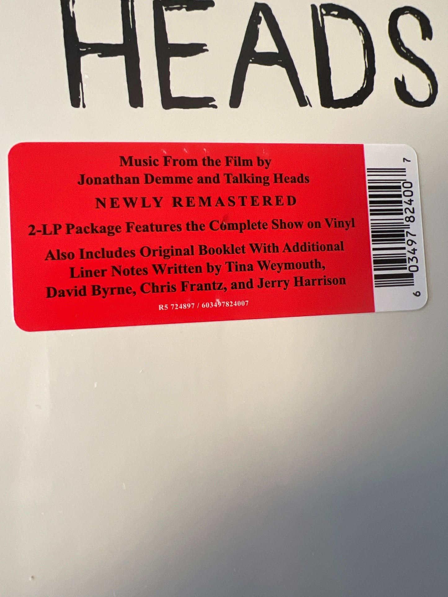 TALKING HEADS - stop making sense