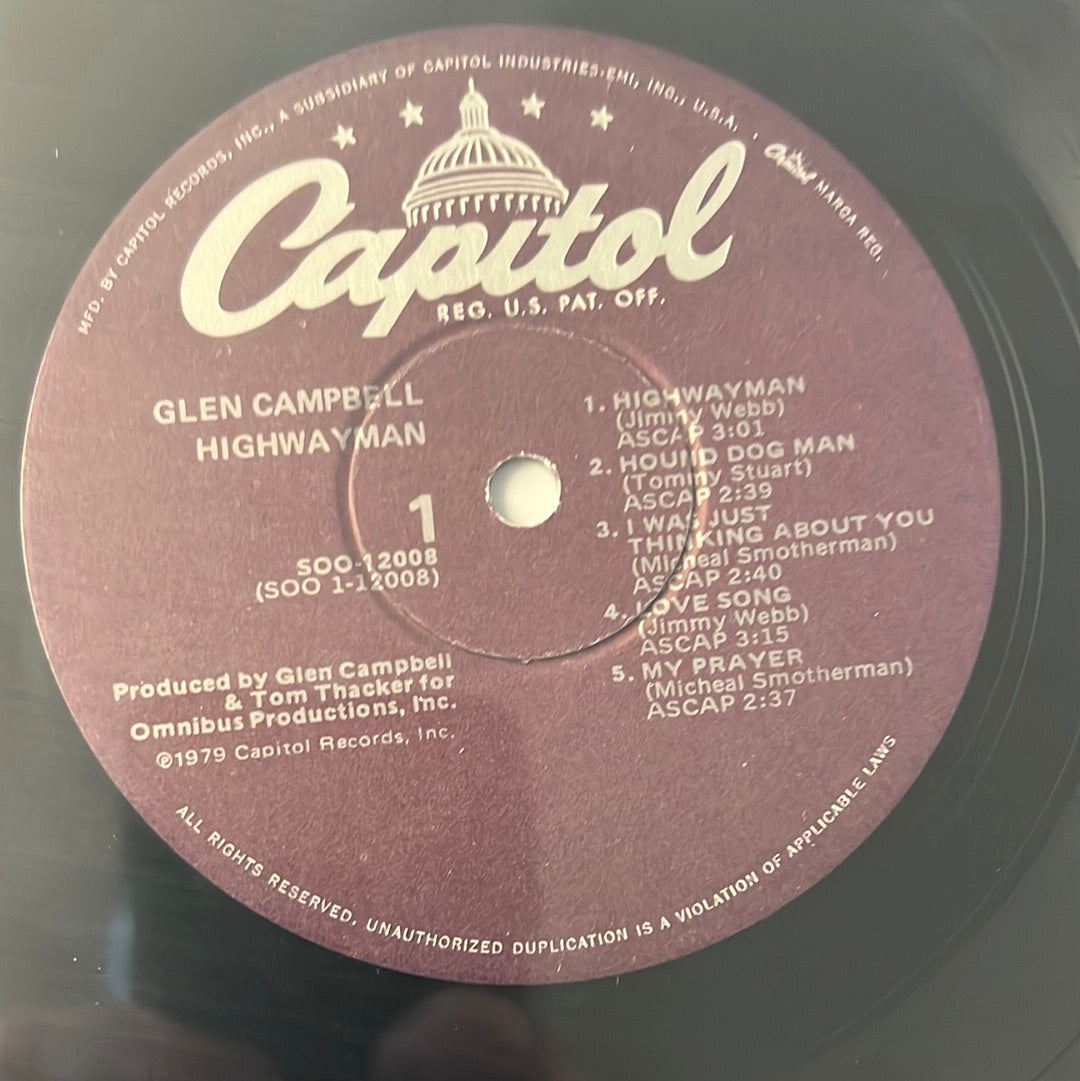 GLEN CAMPBELL - highwayman