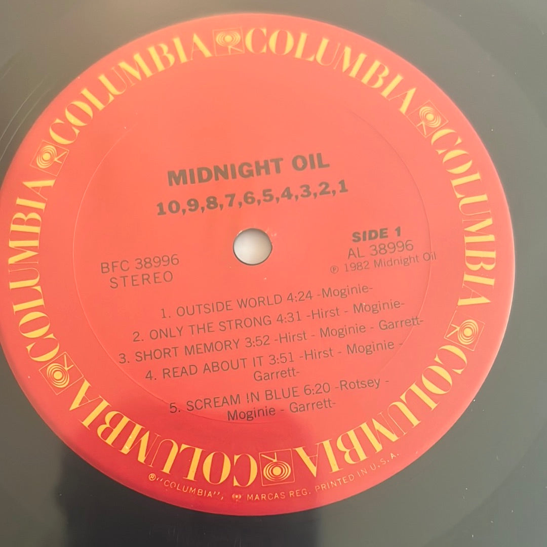 MIDNIGHT OIL - 10,9,8,7,6,5,4,3,2,1