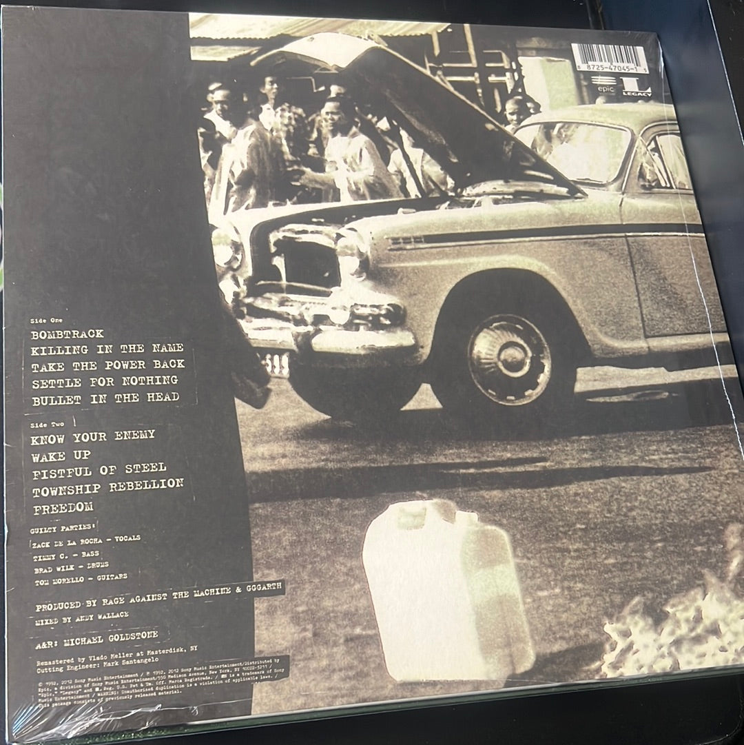 RAGE AGAINST THE MACHINE - self-titled