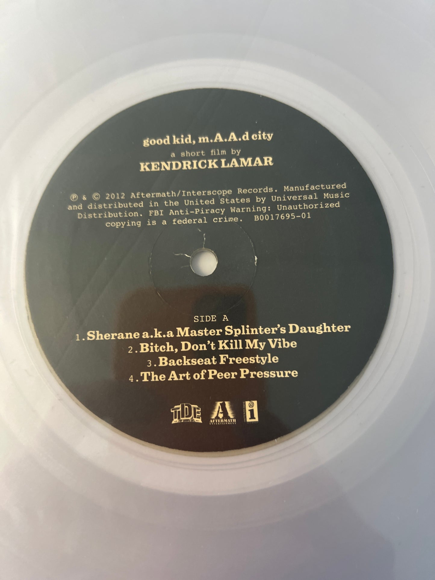 KENDRIK LAMAR - good kid M.A.A.D. City