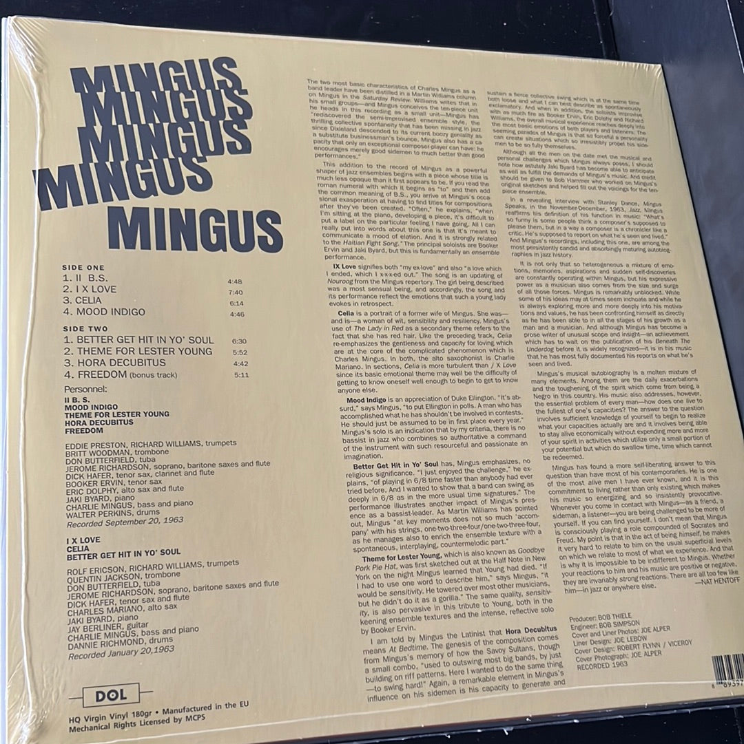 CHARLES MINGUS - Mingus Mingus Mingus Mingus Mingus