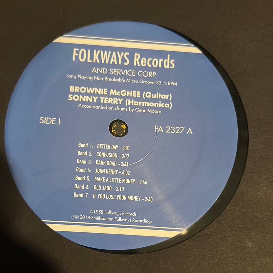 BROWNIE McGHEE AND SONNY TERRY sing