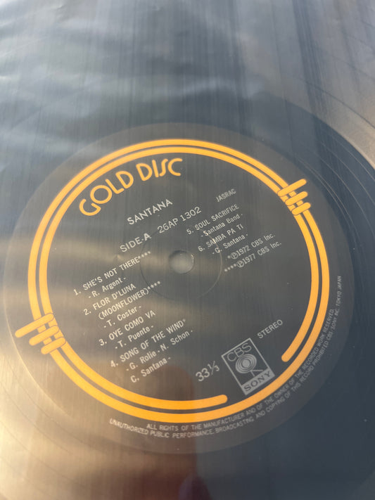 SANTANA - gold disc