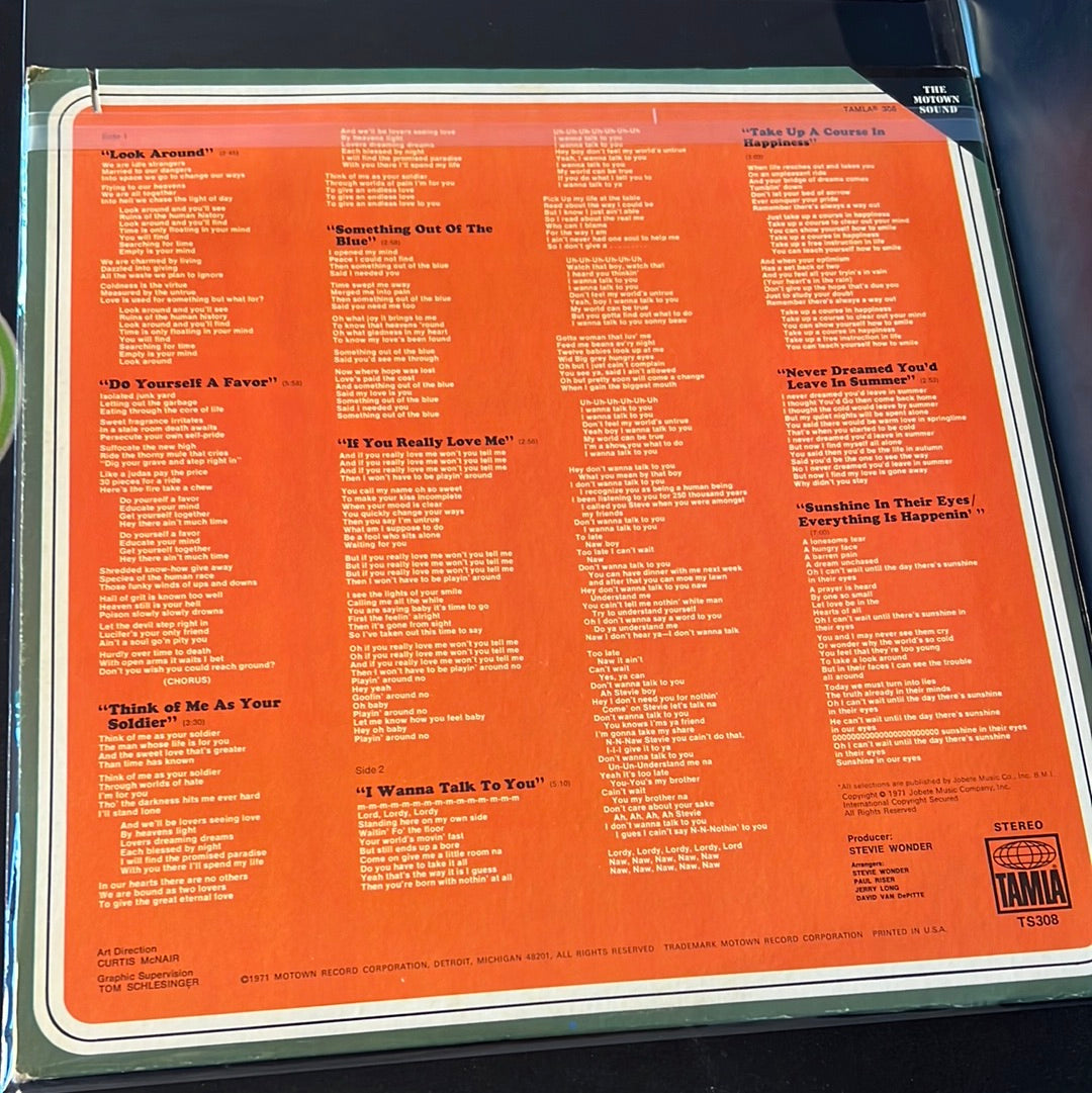 STEVIE WONDER - where I’m coming from