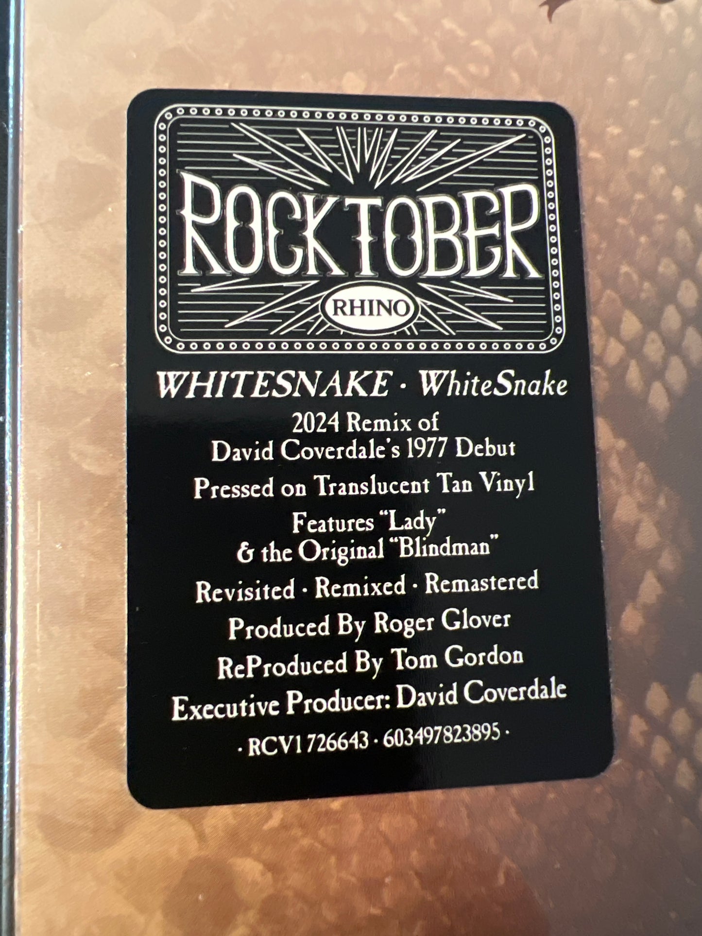 WHITESNAKE - MCMLXXVII
