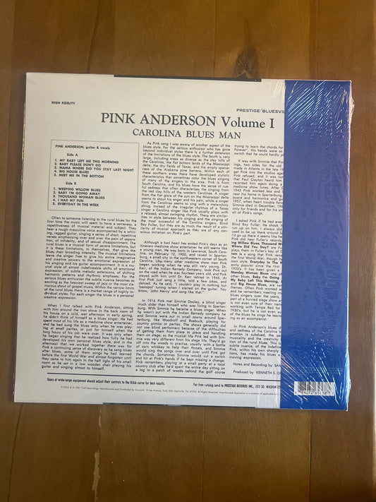 PINK ANDERSON - Carolina Blues Man vol. 1